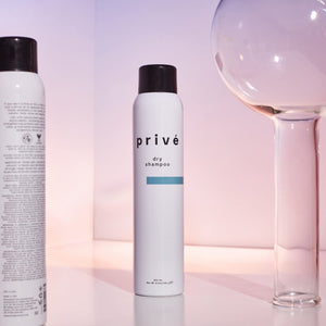 Privé Dry Shampoo Spray – Cleans Hair and Scalp, Leaving No White Residue and Imparts Incredible Volume, for All Hair Types (4.4 oz)