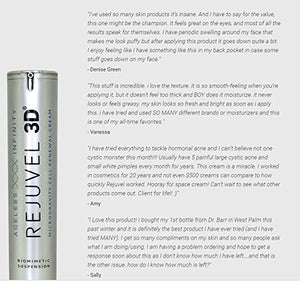 Rejuvel 3D Microgravity Cell Renewal Cream 1.7oz Anti Aging Moisturizer For Face, Eyes & Neck; Reduced Appearance of Wrinkles and Fine Lines, Dark Circles, Dark Spots. Rejuvenate and Tighten Skin