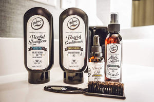 Rolda Beard Wash Kit for Men, Beard Care Products, Polished Gentleman Beard Shampoo and Conditioner.