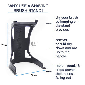 Men-U Pro Black Shaving Brush and Shave Creme Kit