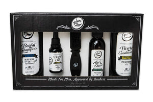 Rolda Beard Wash Kit for Men, Beard Care Products, Polished Gentleman Beard Shampoo and Conditioner.