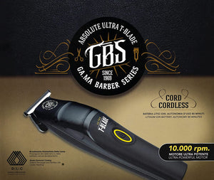 GAMA Absolute Ultra T-Blade Outliner Trimmer Clippers Cord & Cordless Function