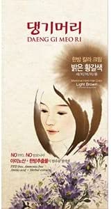 Daeng Gi Meo Ri, Medicinal Herb Hair Color, Light Brown, 1 Kit, Doori Cosmetics