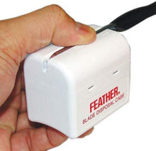 Load image into Gallery viewer, Feather Razor Blade Disposal Case for Barbers
