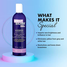 Load image into Gallery viewer, Shiny Silver Shampoo Ultra Conditioning 12 Ounce (354ml) (2 Pack)
