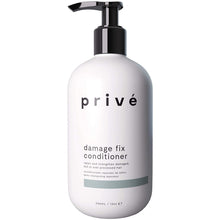 Load image into Gallery viewer, Privé Damage Fix Conditioner Repair and Strengthen Damaged, Dull or Over Processed Hair from Within – Natural Ingredients – Vegan Cruelty-Free Color-Safe Hair Conditioner for Dry Hair (12 oz / 356 ml)
