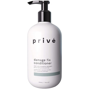 Privé Damage Fix Conditioner Repair and Strengthen Damaged, Dull or Over Processed Hair from Within – Natural Ingredients – Vegan Cruelty-Free Color-Safe Hair Conditioner for Dry Hair (12 oz / 356 ml)
