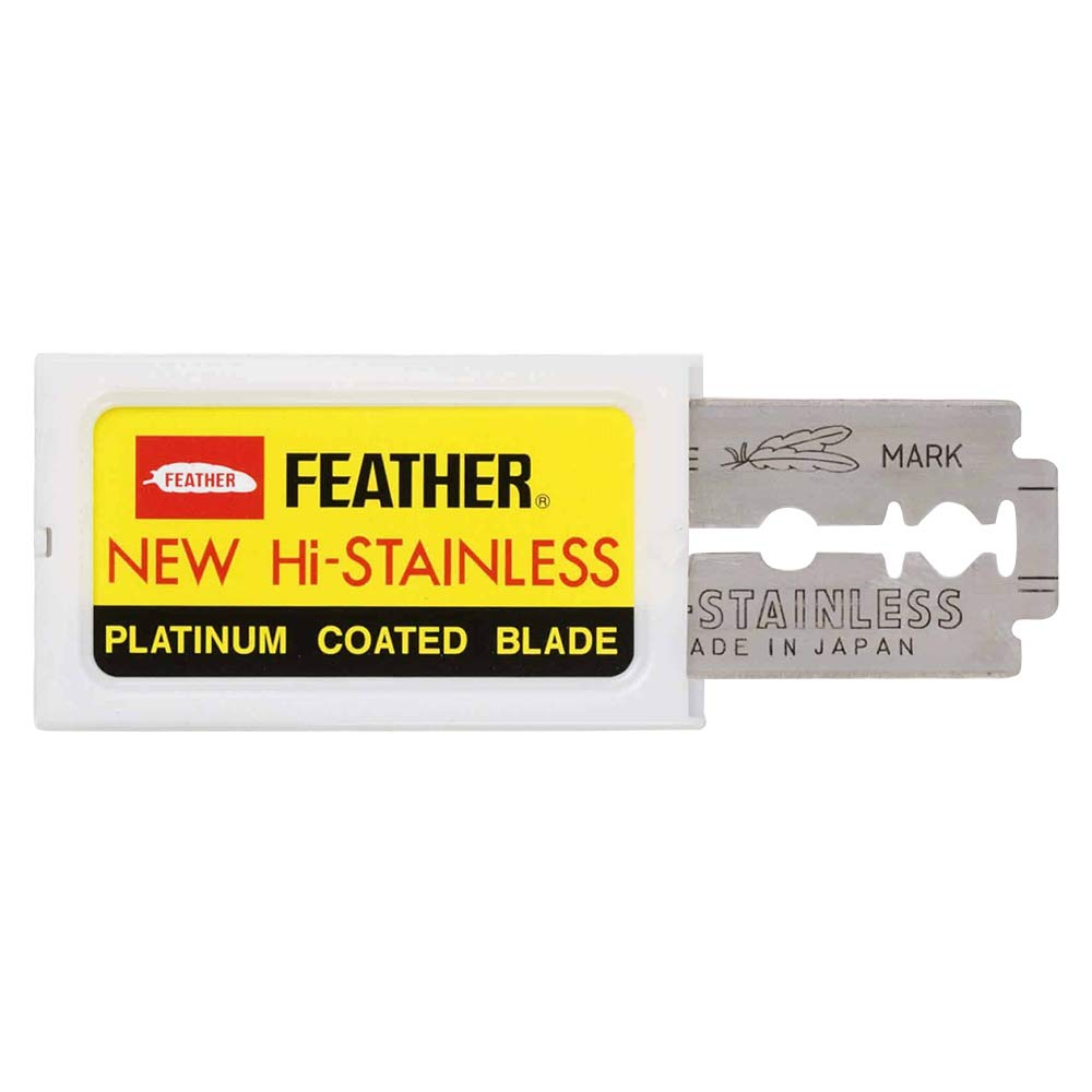 Feather Double Edge Safety Razor Blades 10 Count