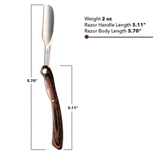 Load image into Gallery viewer, Feather Artist Club Wood DX Folding Handle Razor
