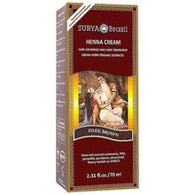 Load image into Gallery viewer, Surya Brazil. Henna Dark Brown Cream 2.31 Oz. (2 Pack)
