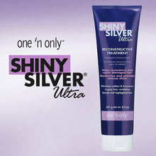 Load image into Gallery viewer, One &#39;n Only Shiny Silver Ultra Reconstructive Treatment, Helps Reconstruct and Repair Damaged Hair, Moisturizes and Provides Intense Shine, Revitalizes Blonde and Highlighted Hair, 8.5 Ounces
