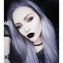 Load image into Gallery viewer, Manic Panic Lethal Lips Cross Gloss Raven Black Raven by Manic Panic
