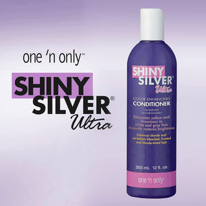 Shiny Silver Conditioner Ultra Color Enhancing 12 Ounce (354ml) (2 Pack)