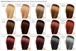 Surya Brasil Henna Cream Black - 2.31 Ounces - 6 PACK