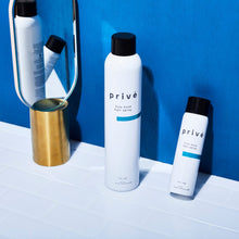 Load image into Gallery viewer, privé firm hold hair spray 12hr high hold/humidity resistant/volume &amp; body 100ml / 3oz

