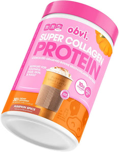 Obvi Collagen Peptides, Protein Powder, Keto, Gluten and Dairy Free, Hydrolyzed Grass-Fed Bovine Collagen Peptides, Supports Gut Health, Healthy Hair, Skin, Nails