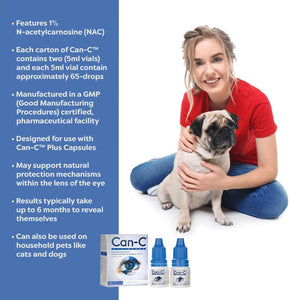 CAN-C Eye Drops 2X 5ml Vials - 3 Pack by Can-C