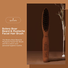 Load image into Gallery viewer, Spornette Bolero Boar Mens Styler Hair Brush B 1
