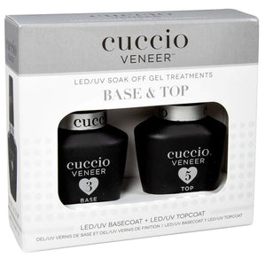Cuccio Veneer Base & Top Gel Kit, 2 Piece Set