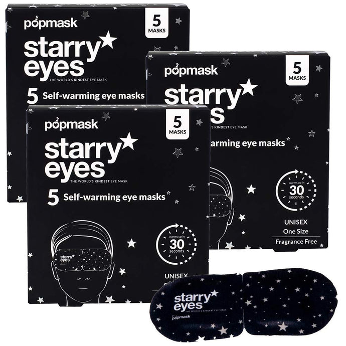 Popmask Starry Eyes Self Warming Eye Mask 3 Pack 15 Count
