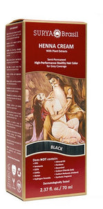 Henna Cream- Black, 2.37 ounces (Pack of 2)