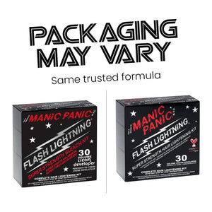 MANIC PANIC 40 Vol Lightning Hair Bleach Kit 3PK – Beauty Pro Distributor