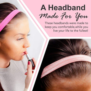 Popband Headbands with Silicone Backing for Added Support