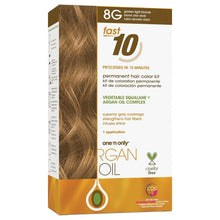 Load image into Gallery viewer, One &#39;n Only Argan Oil Fast 10 Permanent Hair Color Kit, Gray Hair Coverage in 10 Minutes, Helps Maintain Natural Moisture Balance, Advanced Micro-Pigments for Natural Tones
