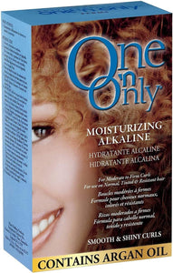 One 'n Only Moisturizing Alkaline Perm with Argan Oil, Moderate to Firm Curls, Fresh Scent, True-to-Rod Size Curls, Leaves Hair Shiny, Moisturized, and Manageable,
