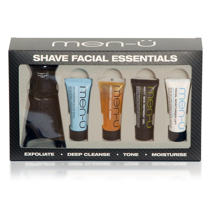 Men-U Shave Facial Essentials Mens Grooming Kit