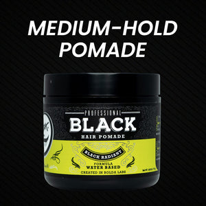 Rolda Black Hair Pomade Medium Hold & Shine 4.05oz