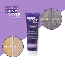 Load image into Gallery viewer, One &#39;n Only Shiny Silver Ultra Reconstructive Treatment, Helps Reconstruct and Repair Damaged Hair, Moisturizes and Provides Intense Shine, Revitalizes Blonde and Highlighted Hair, 8.5 Ounces
