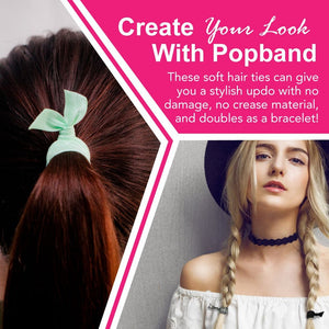 Popband Sloth Print Elastic Hair Tie Bands 5 Pack