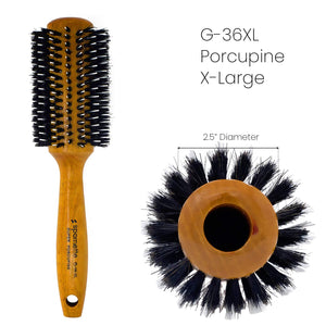 Spornette G Porcupine Boar and Nylon Brush Set