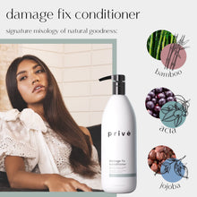 Load image into Gallery viewer, Privé Damage Fix Conditioner ( 32 Fluid Ounces / 946 Milliliters )- Repairs Dry and Over-Processed Hair From Within and Protects From Future Additional Damage
