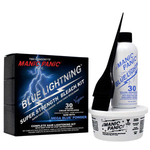 MANIC PANIC 30 Vol Blue Lightning Bleach Kit 3PK