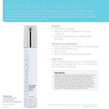 Load image into Gallery viewer, DermaQuest Essential B5 Hydrating Serum 1oz
