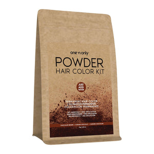 One 'n Only Powder Hair Color Kit, Permanent Color in Single Application, 100% Gray Hair Coverage without Lift, Just Add Water - No Developer Needed, Vegan and Cruelty Free