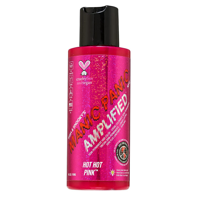 MANIC PANIC Hot Hot Pink Hair Color Amplified