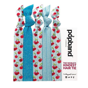 Popband Cherry Pie Elastic Hair Tie Bands 5 Pack