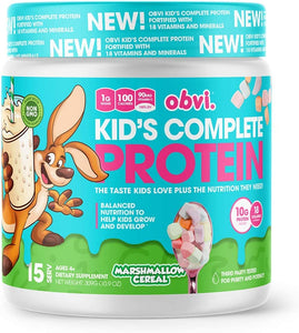 Obvi Kid's Complete Protein, High Protein, Gluten Free, Non GMO, 18 Vitamins & Minerals, Made in USA