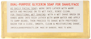 Imperial Barber Glycerin Soap, 6.2 oz