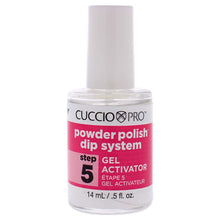 Load image into Gallery viewer, Cuccio Colour Powder Polish Dip System Step 5 Specially Formulated Resins - Vibrant Finish With Flawless, Rich Color And Durability - Gel Activator Nail Polish - 0.5 Oz
