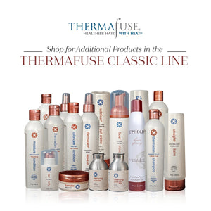 Thermafuse Thermacare Leave-In Conditioning Spray - Thermal Protection Against Heat From Styling Tools, While It Moisturizes, Softens & Repairs - Detangler For All Hair Types (8 oz)