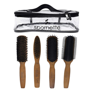 Spornette Bolero Mens Hair Brush Set With Bag