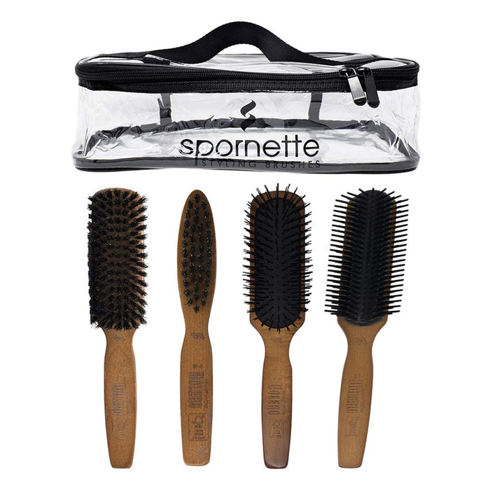 Spornette Bolero Mens Hair Brush Set With Bag