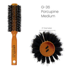 Load image into Gallery viewer, Spornette G Porcupine Boar and Nylon Brush Set
