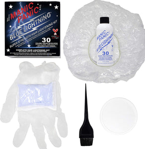 MANIC PANIC Blue Lightning Bleach Kit 30 Vol New