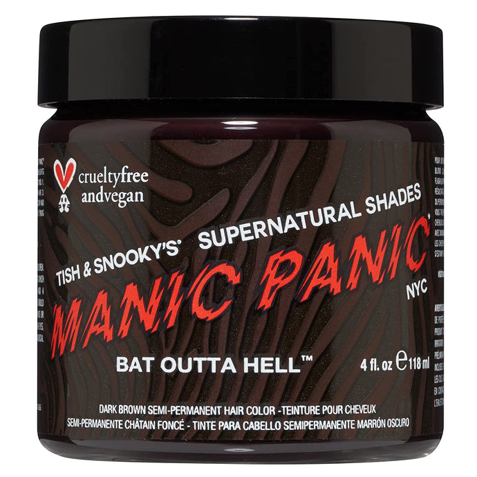 Manic Panic Natural Hair Dye Bat Outta Hell Dark Brown