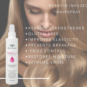 White Sands Keratin Infused Hairspray 6.5oz